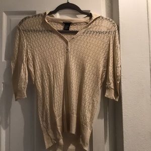 Theory lace cardigan